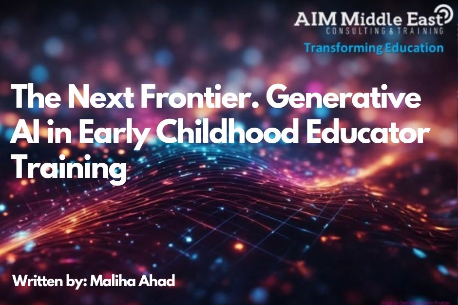 The Next Frontier. Generative AI in Early Childhood Educator Training